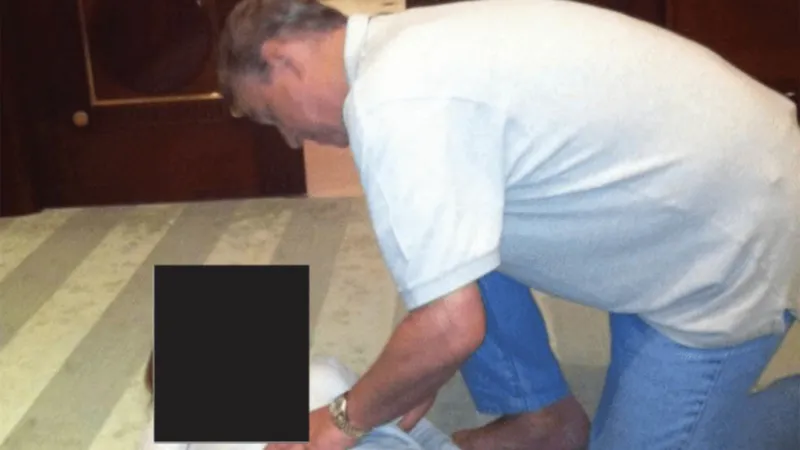 Former prince Andrew seen in Epstein files